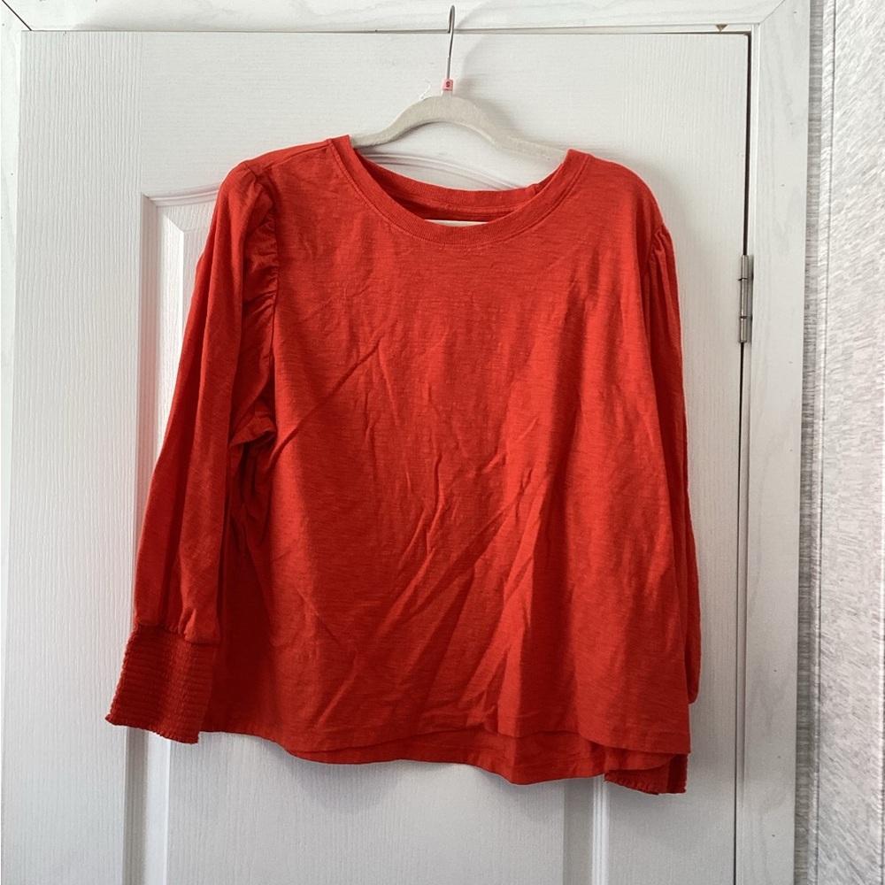 Terra & Sky Vibrant Red Top size 3XL EUC